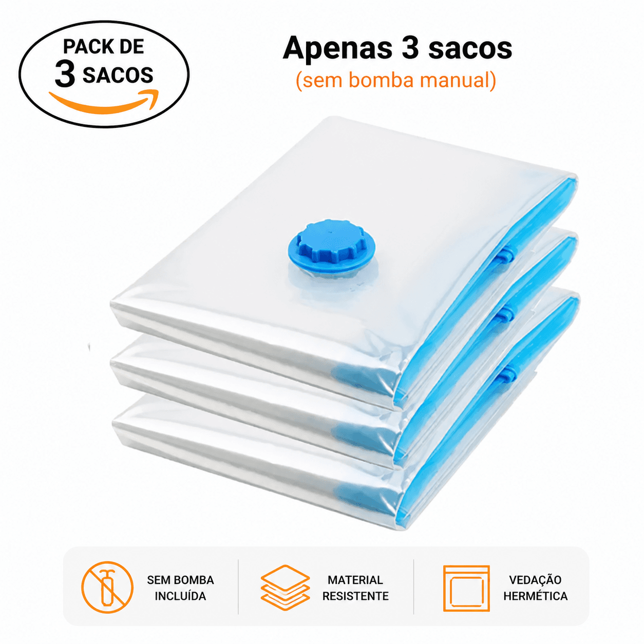 Sacos de Vácuo para Arrumação de Roupa