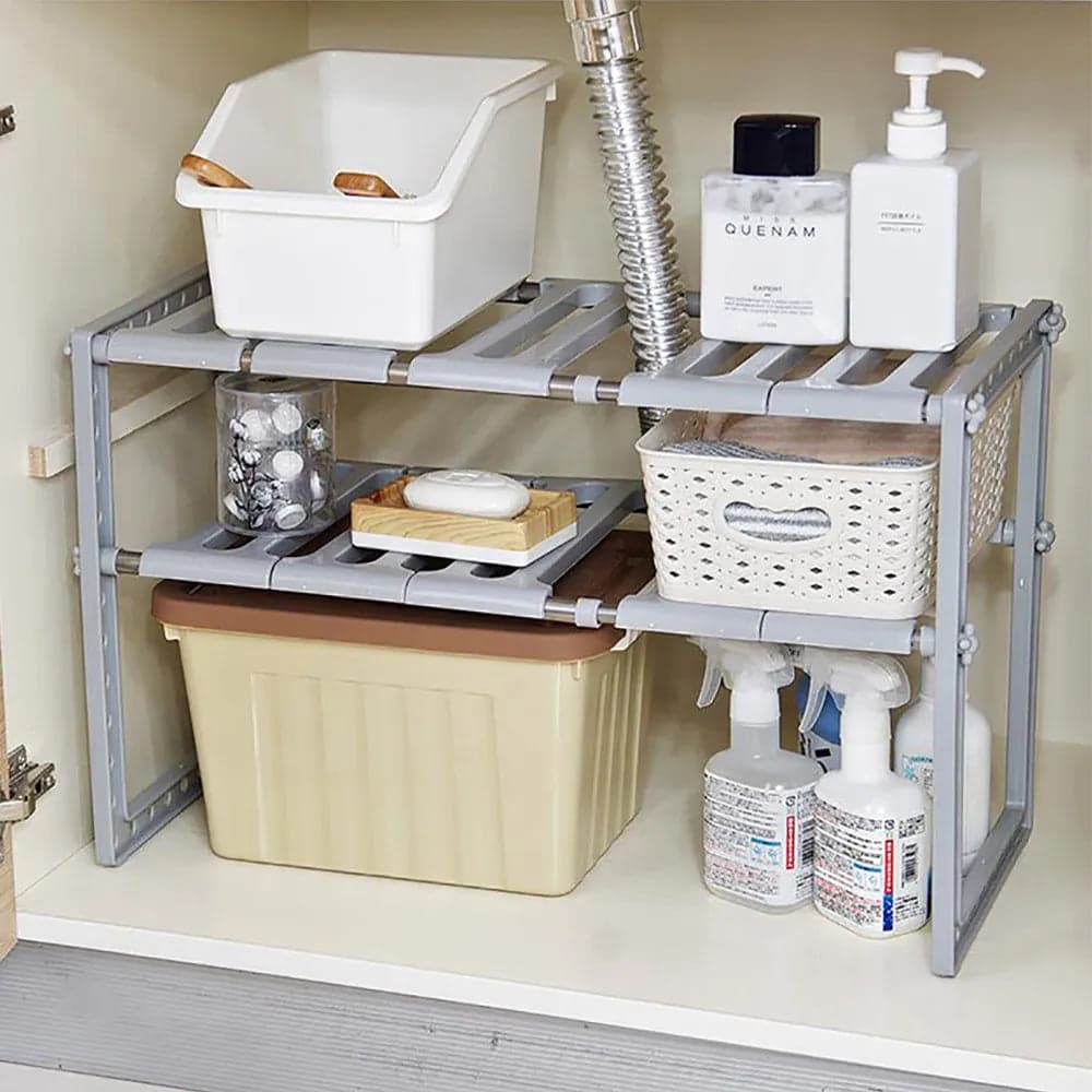 Organizador Extensível 2 Níveis para Armário